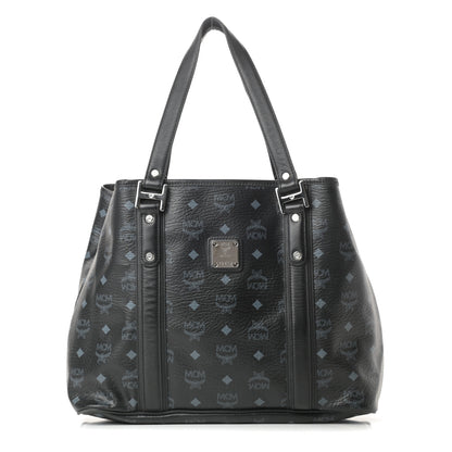 MCM Visetos Shopping Tote Black 1 of 16