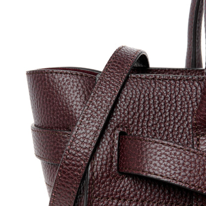 Mulberry Grain Vegetable Tanned Calfskin Small Zipped Bayswater Oxblood 12 of 13