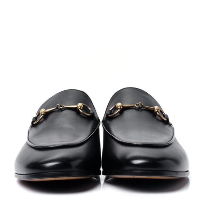 Gucci Calfskin Womens Jordaan Loafers 39.5 Black 2 of 9