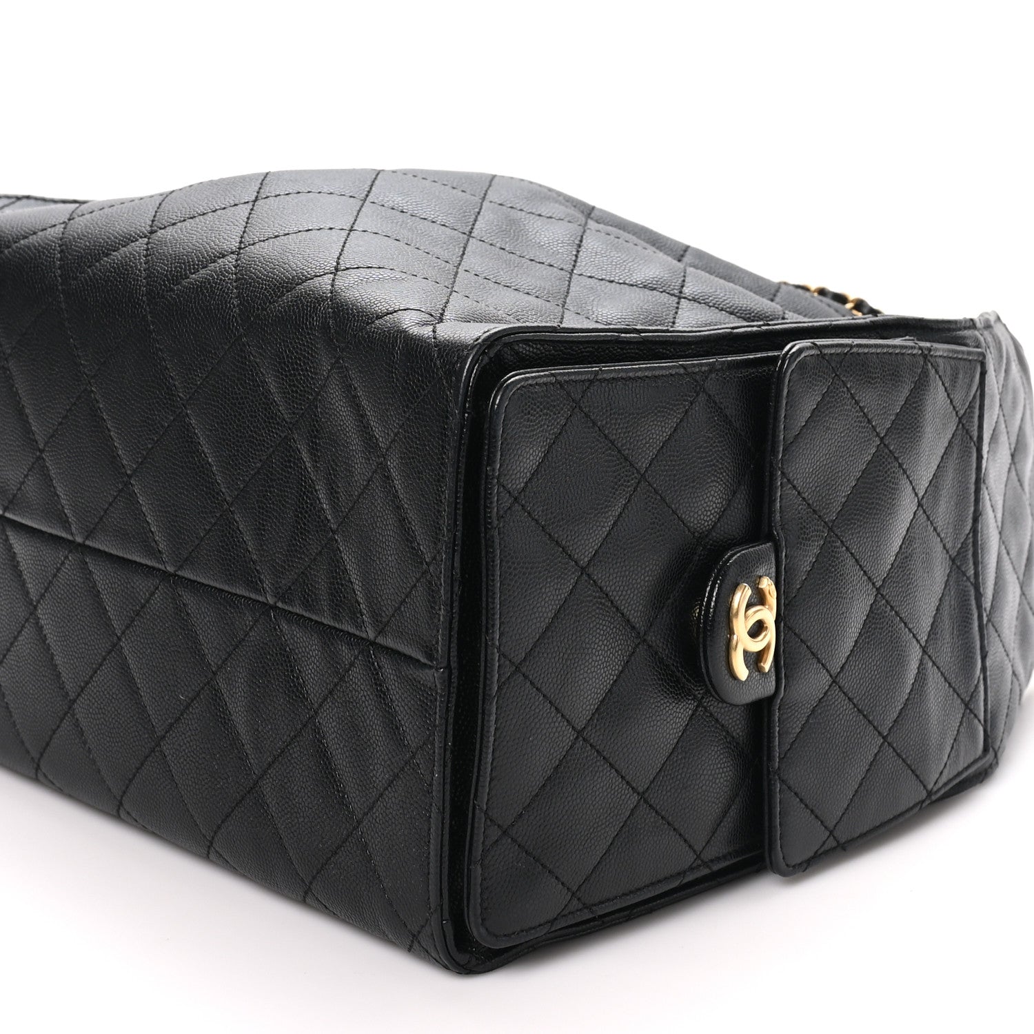 Chanel Caviar Quilted Medium Chanel 25 Handbag Black 10 of 11