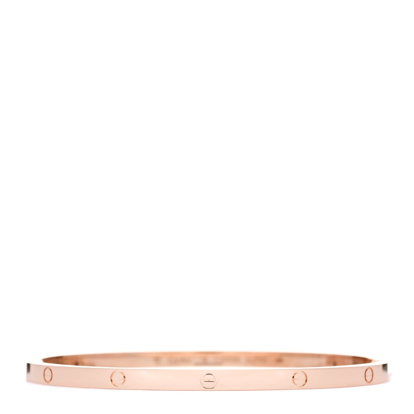 18K Pink Gold Small LOVE Bracelet 19