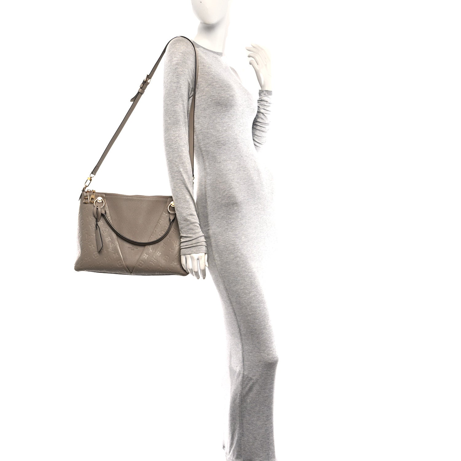 Louis Vuitton Empreinte V Tote MM Tourterelle 2 of 10