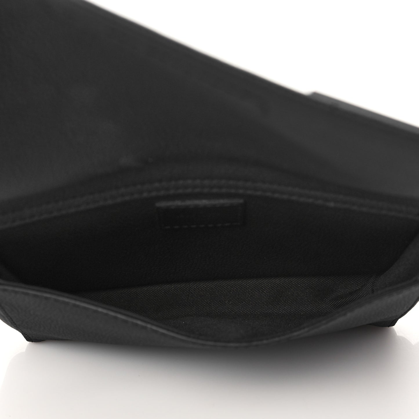 Grained Calfskin Aerogram Slingbag Black