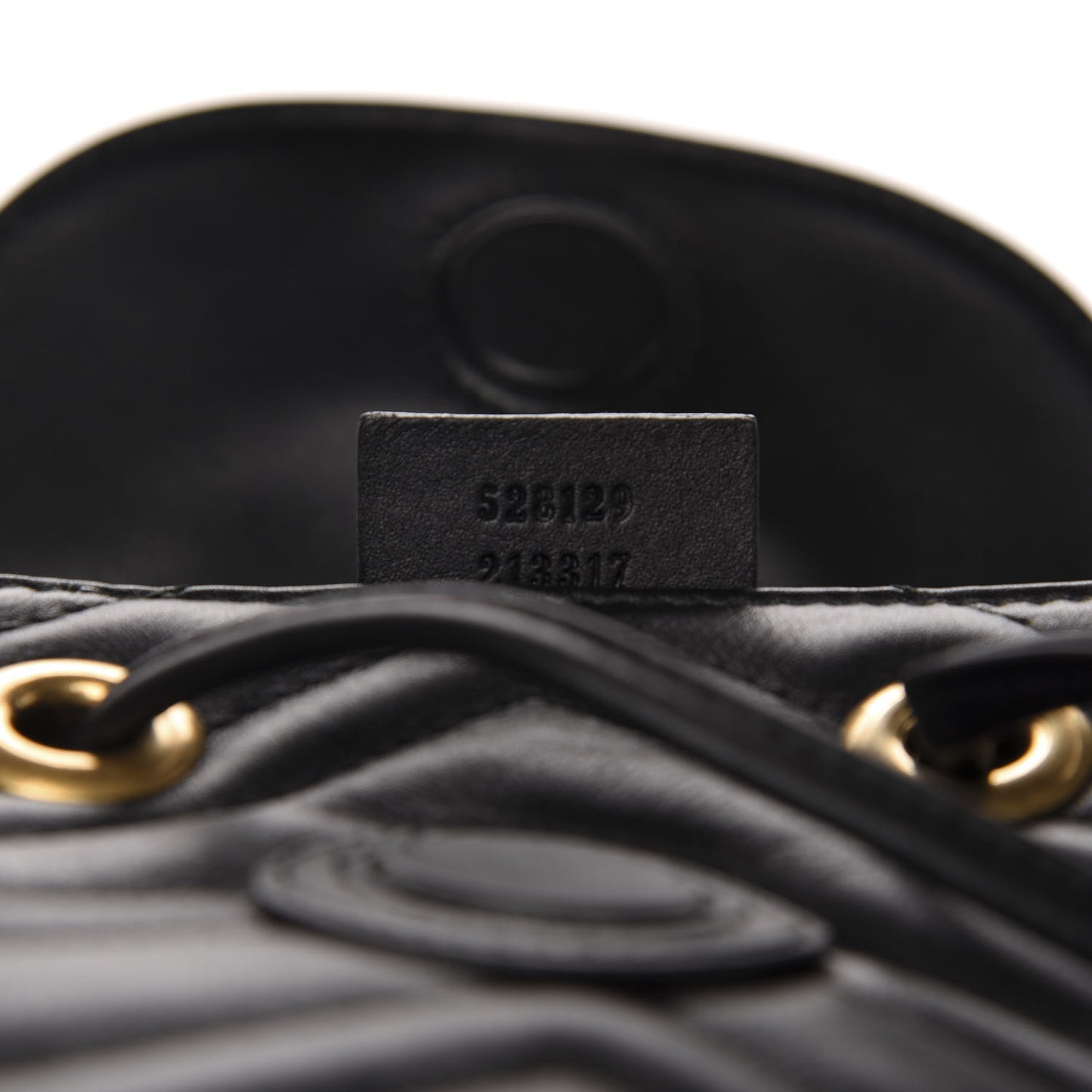 Calfskin Matelasse GG Marmont Flap Backpack Black