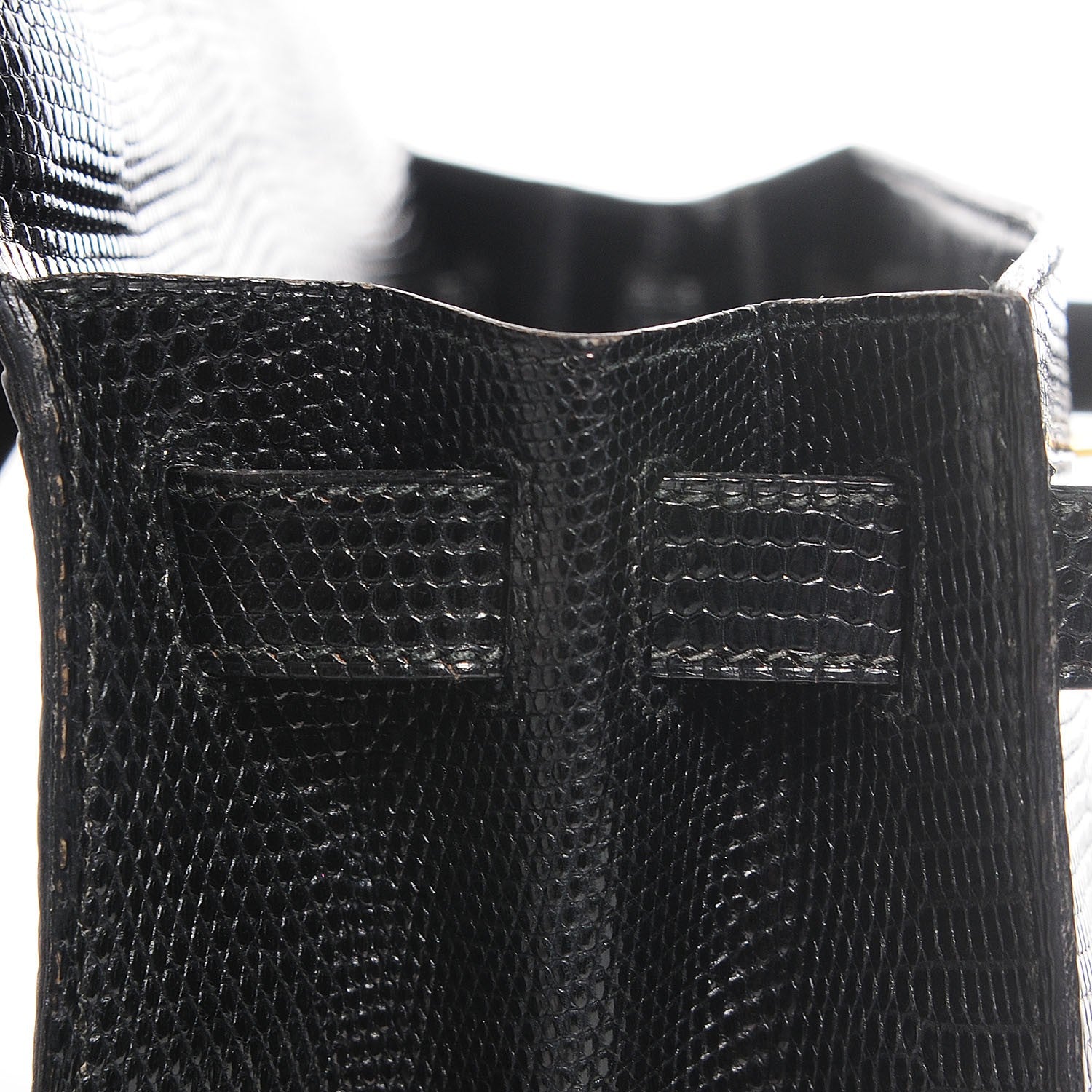 Hermes Lizard Kelly Sellier 28 Black 18 of 26