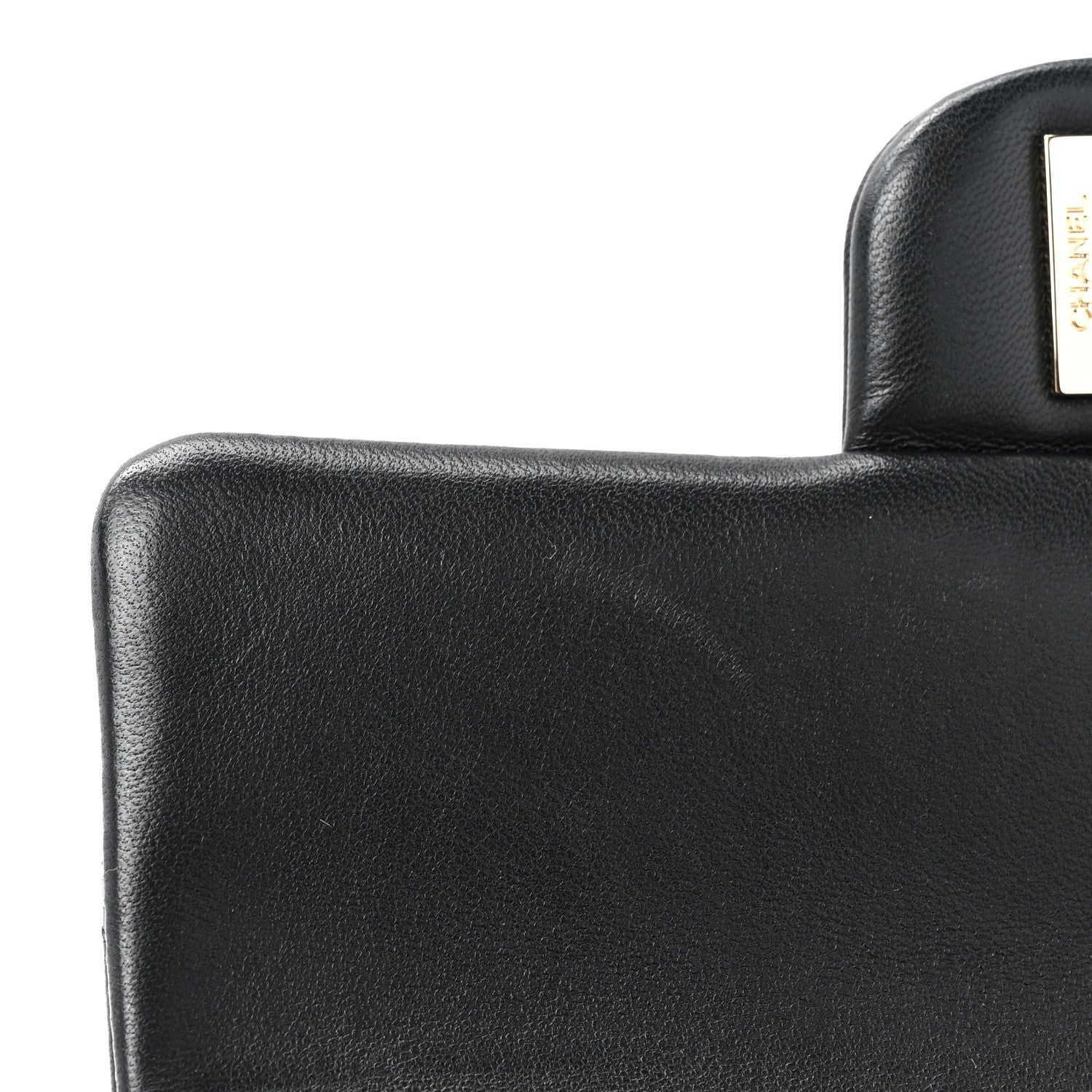 Chanel Lambskin Quilted Mini Rectangular Flap Black 12 of 13