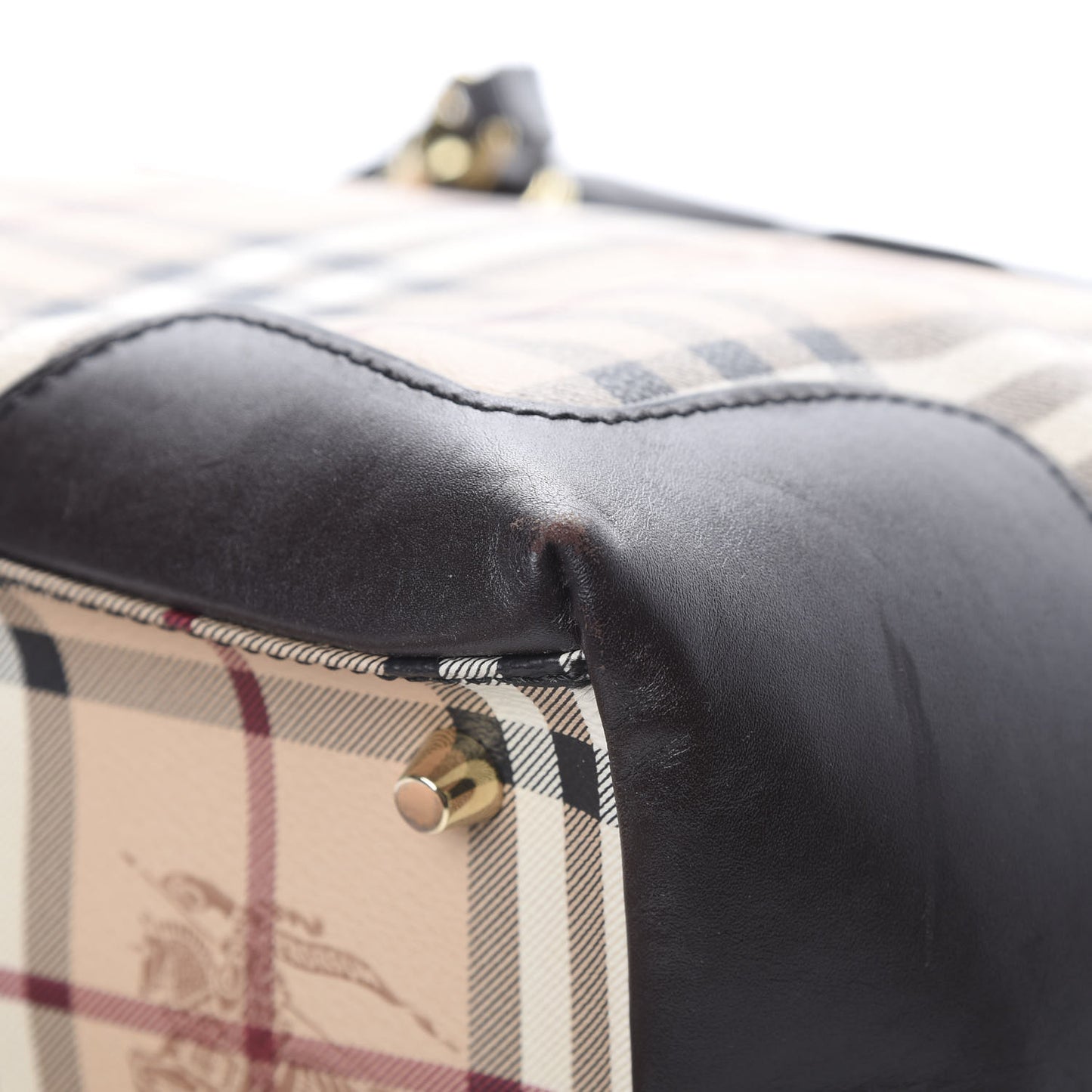 Haymarket Check Medium Primrose Tote Chocolate
