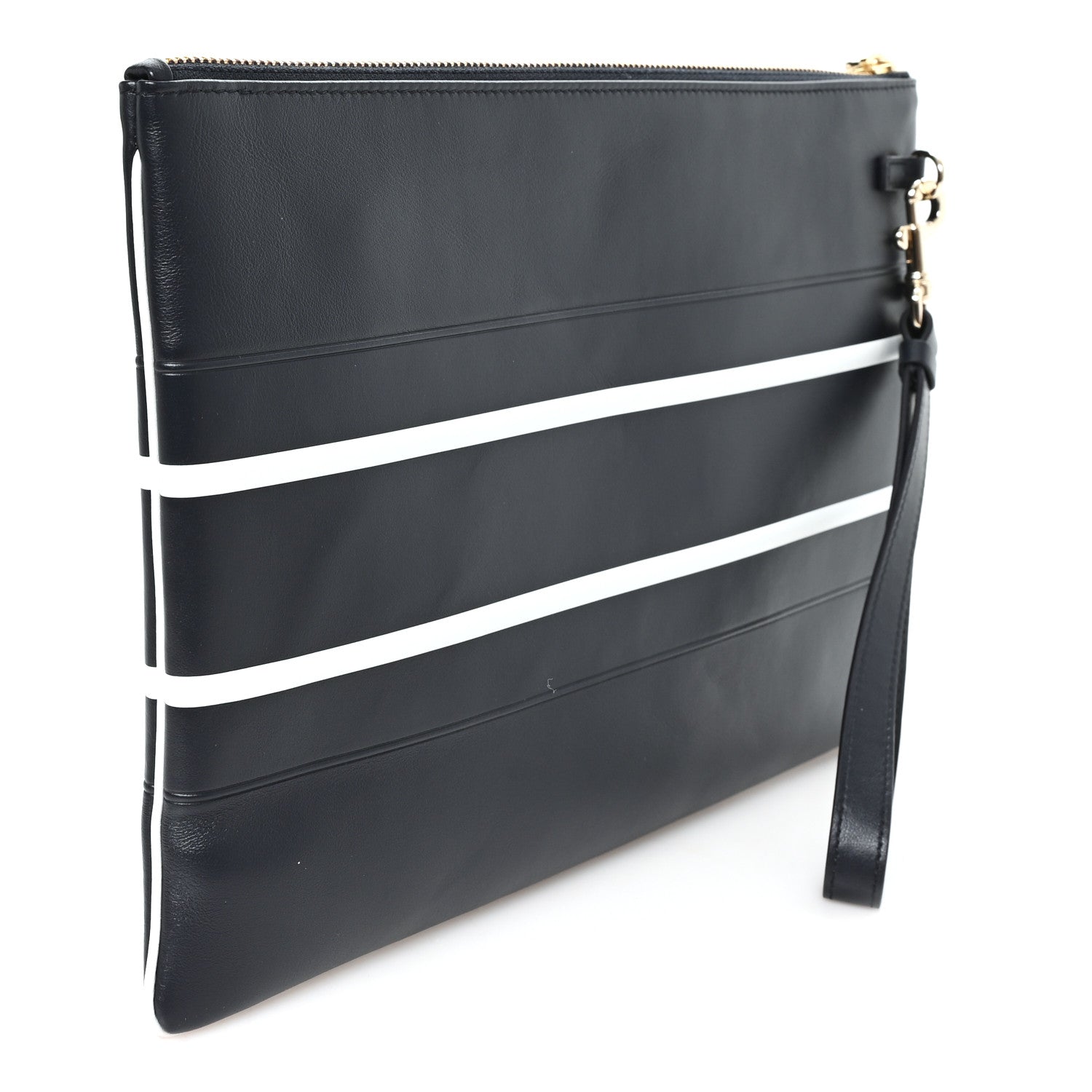 Christian Dior Calfskin Diorissimo Pouch Black 3 of 7