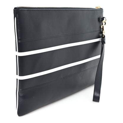 Christian Dior Calfskin Diorissimo Pouch Black 3 of 7