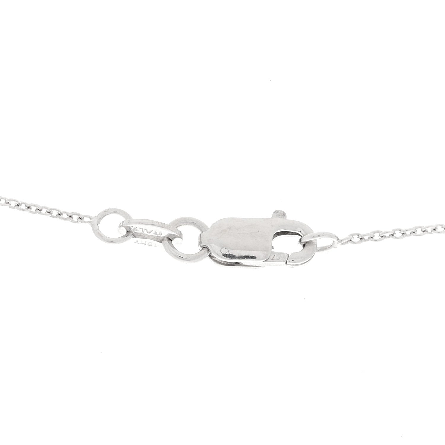 Roberto Coin 18K White Gold Diamond .44ctw Tiny Treasures Puffed Heart Pendant Necklace 4 of 4