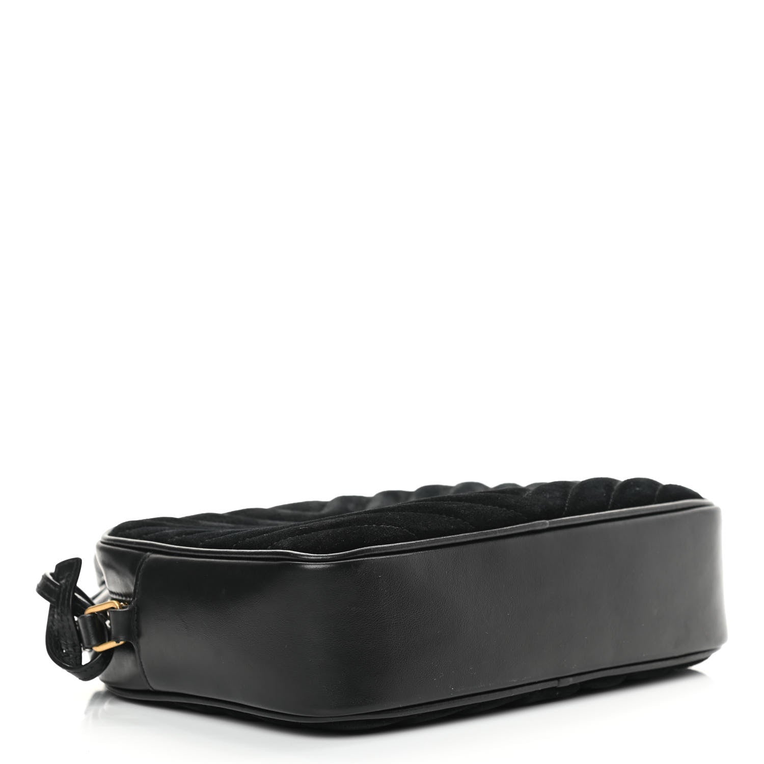 Saint Laurent Suede Calfskin Monogram Lou Camera Bag Black 4 of 14