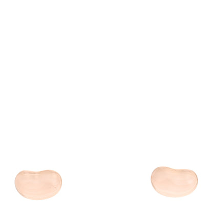 Tiffany 18K Rose Gold 9mm Elsa Peretti Bean Earrings 1 of 4