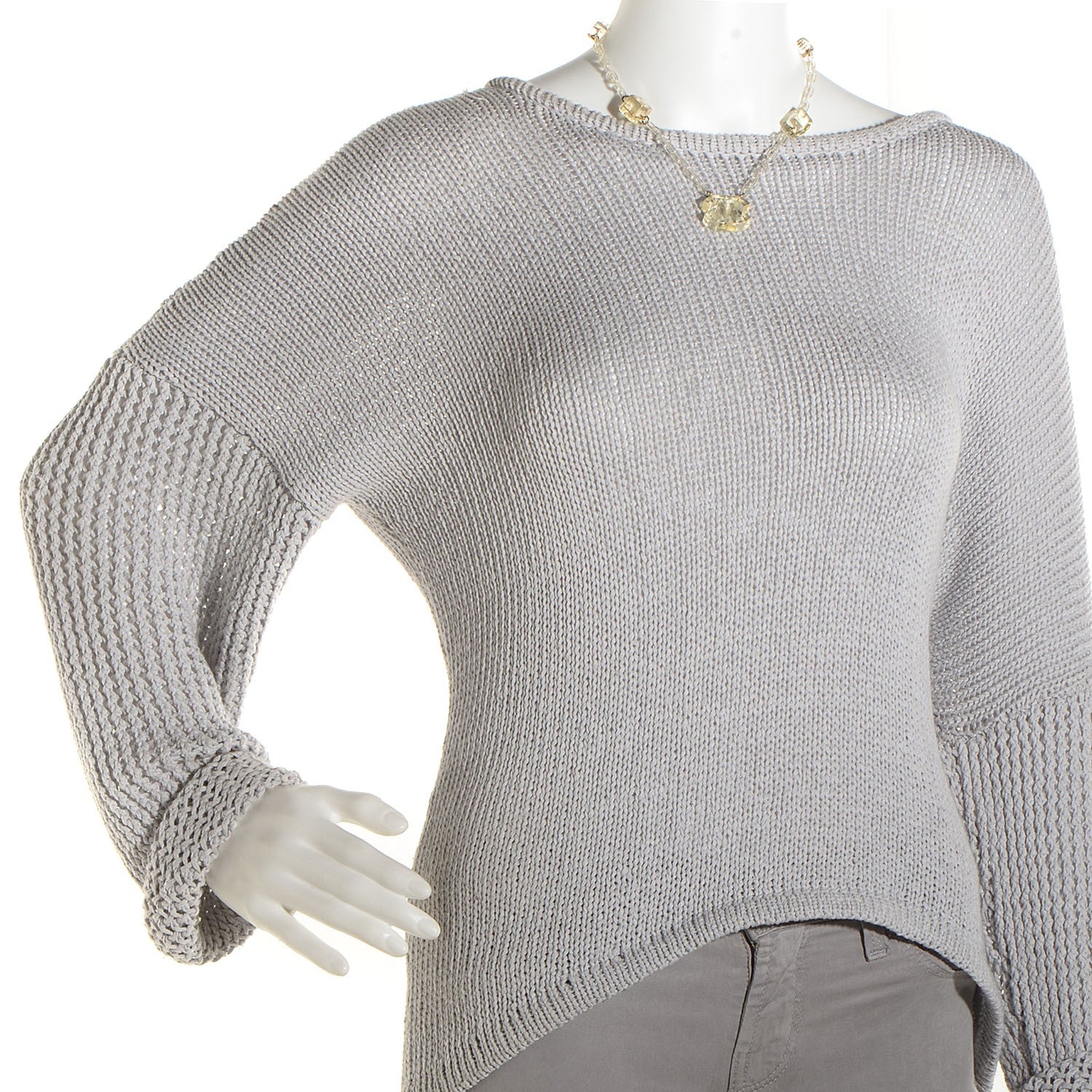 Chanel Lucite CC Necklace Gold 2 of 7