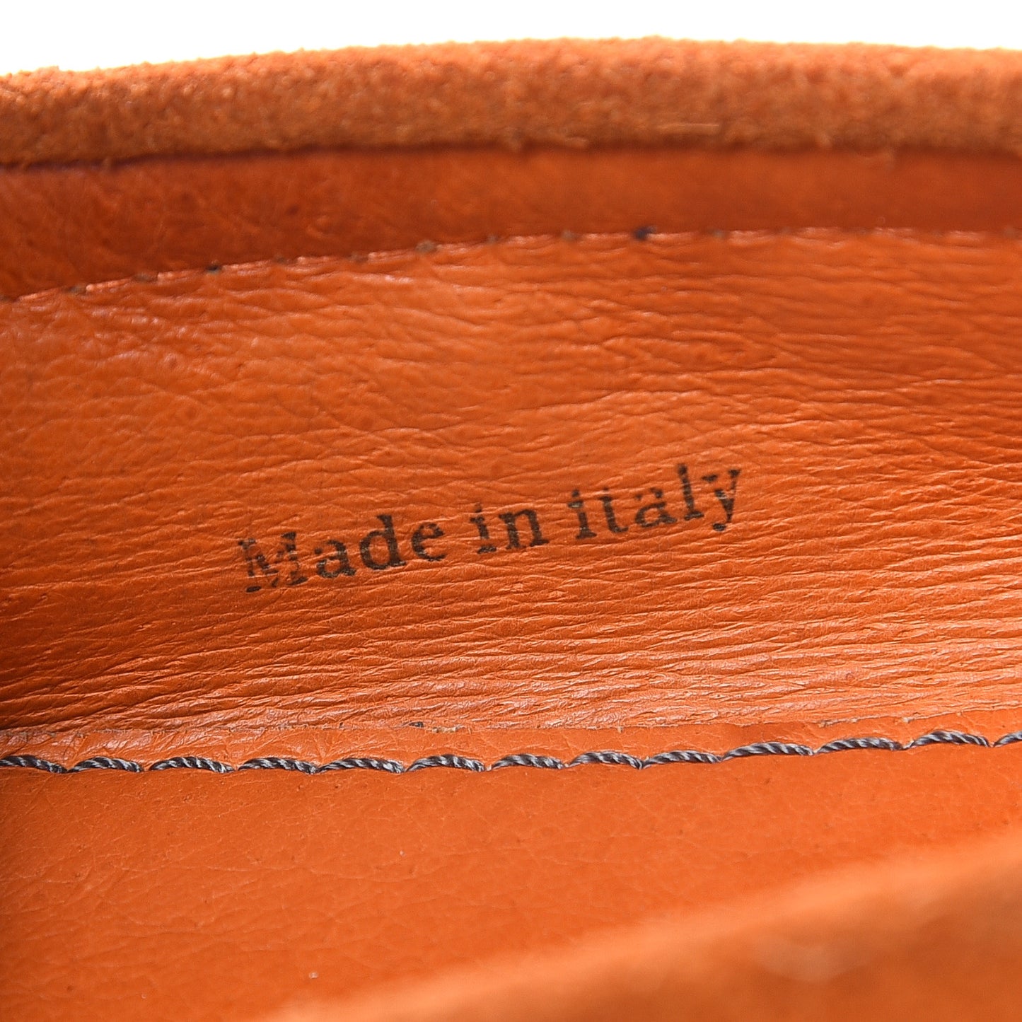 Suede Loafers 7 Orange