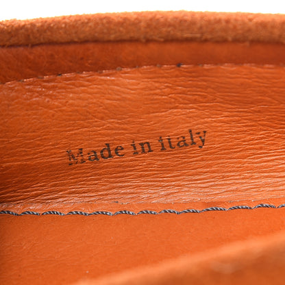 Louis Vuitton Suede Loafers 7 Orange 8 of 12
