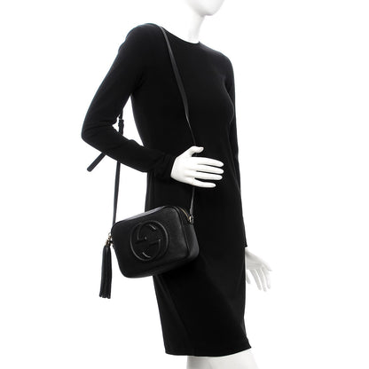 Gucci Pebbled Calfskin Small Soho Disco Bag Black 2 of 8