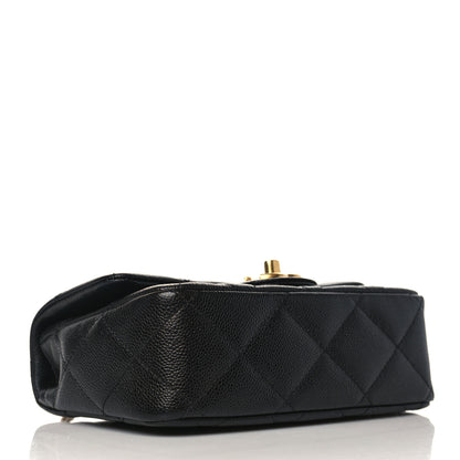 Chanel Caviar Quilted Mini Sweetheart Rectangular Flap Black 3 of 9