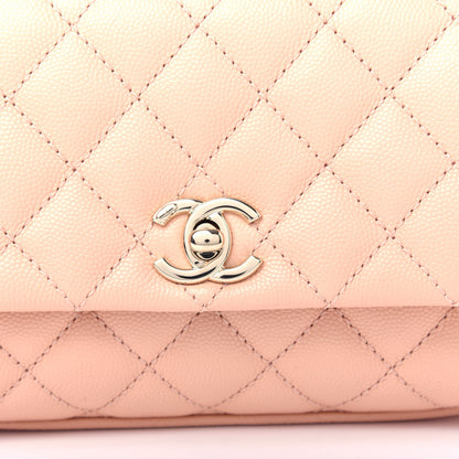 Chanel Caviar Quilted Extra Mini Coco Handle Flap Light Pink 10 of 11