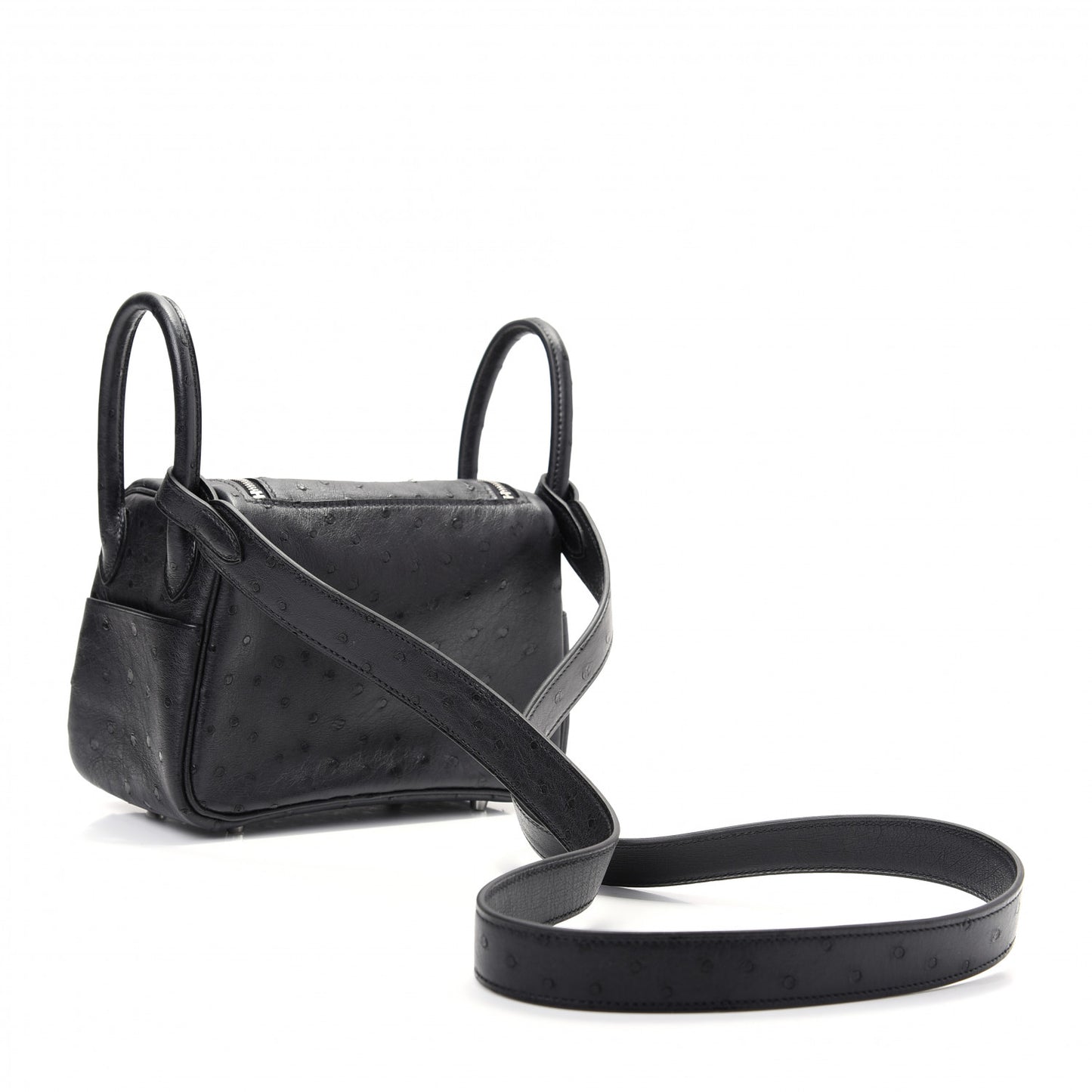 Ostrich Mini Lindy 20 Black