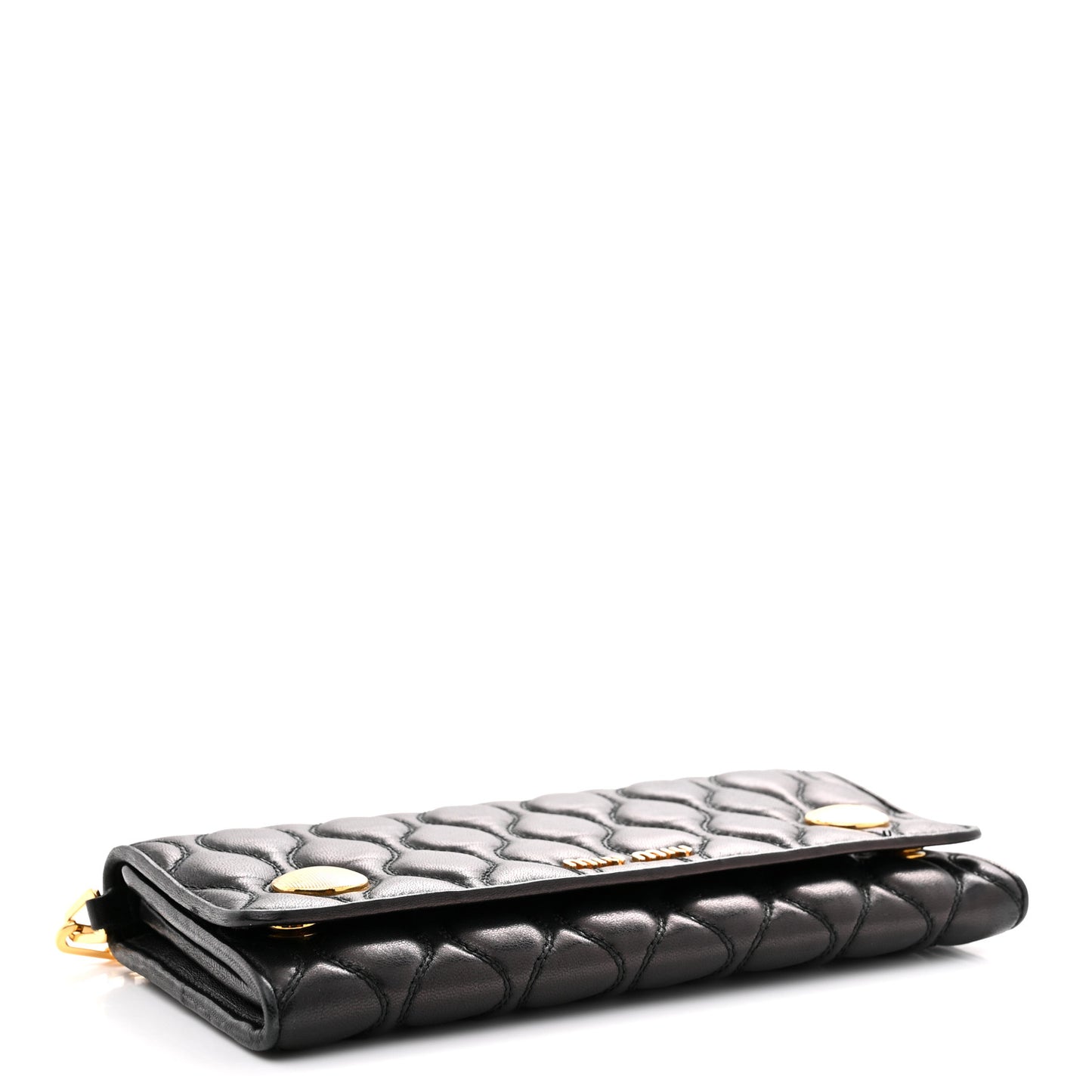 Nappa Padded Wallet On Chain Black