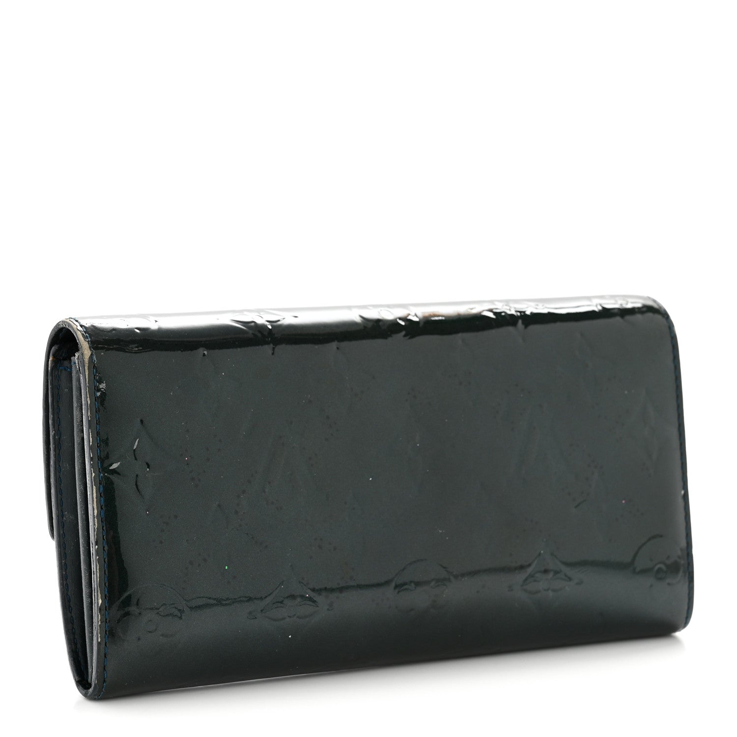 Louis Vuitton Vernis Sarah Wallet Blue Nuit 3 of 11