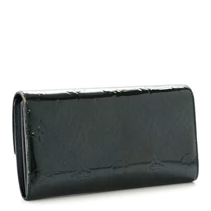 Louis Vuitton Vernis Sarah Wallet Blue Nuit 3 of 11