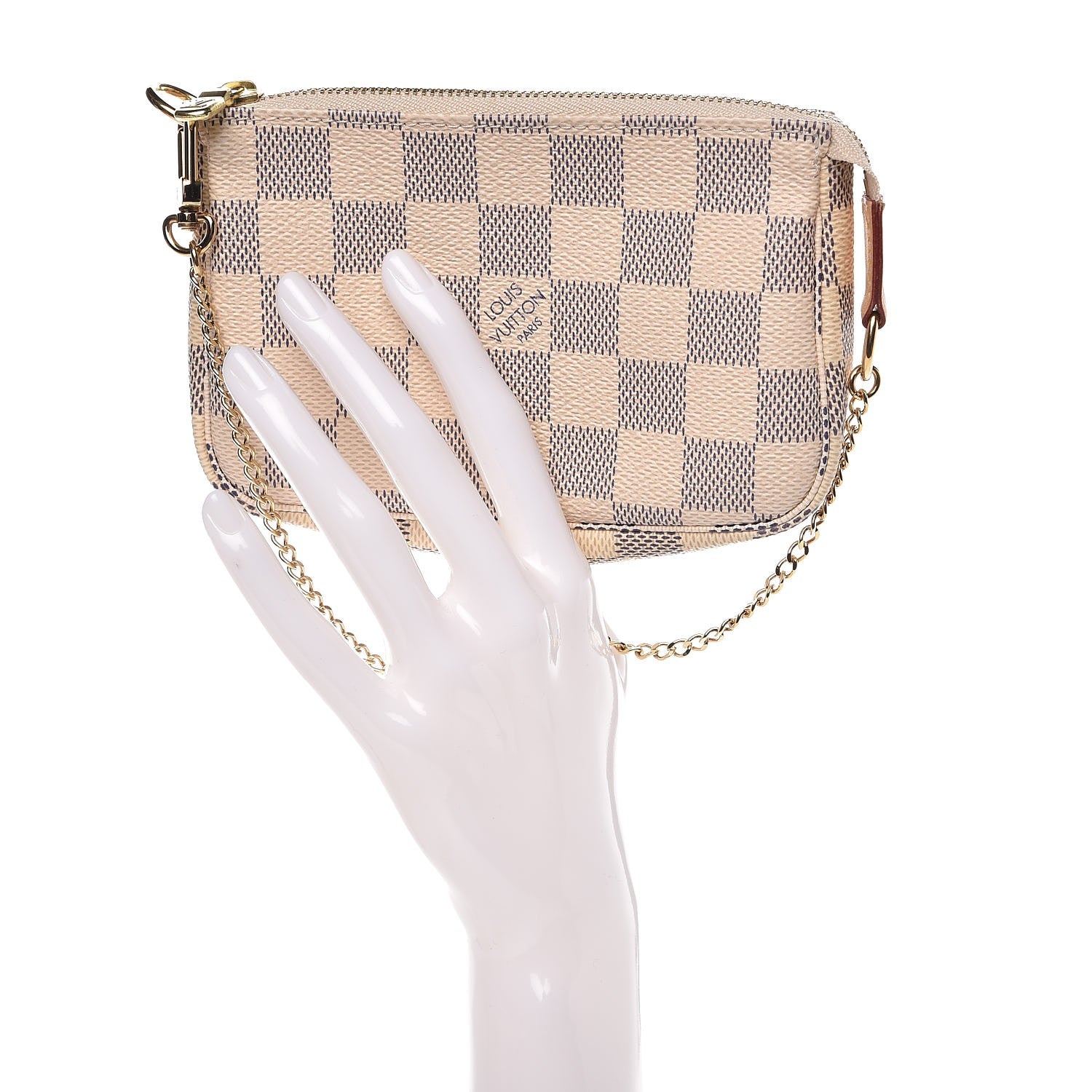Louis Vuitton Damier Azur Mini Pochette Accessories 2 of 8