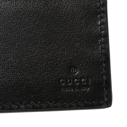 Gucci Plutone Calfskin Logo Bi-Fold Wallet Black 6 of 7