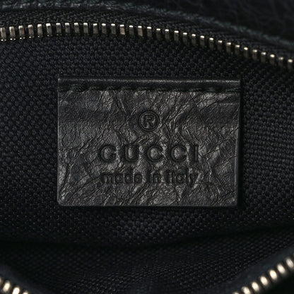 Gucci Fluffy Calfskin Morpheus Double Zip Belt Bag Black 6 of 9