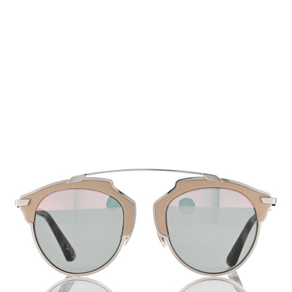 Christian Dior Metal Lambskin So Real Sunglasses Beige 2 of 9