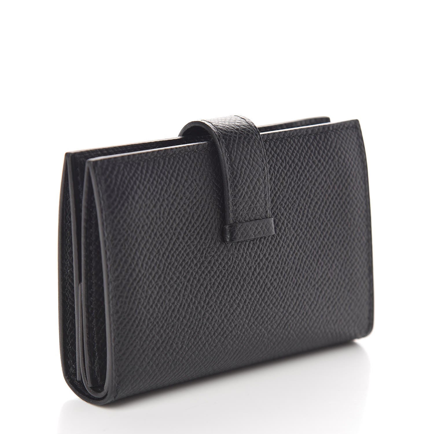 Hermes Epsom Mini Bearn Wallet Black 3 of 8
