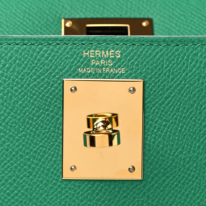 Hermes Epsom Kelly Sellier 28 Vert Jade 6 of 10