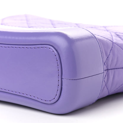 Chanel Aged Calfskin Quilted Small Gabrielle Hobo Purple 6 of 11