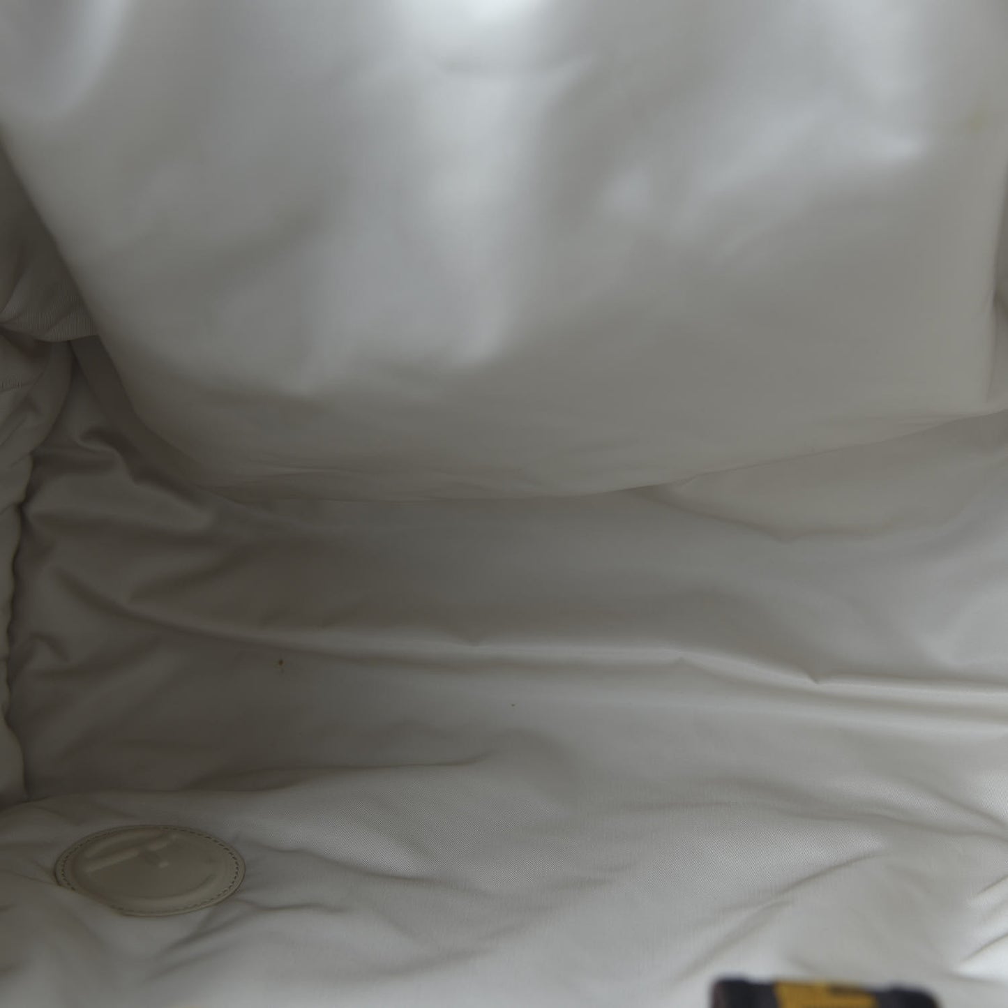 Nylon Reversible Everyday Tote Black White Tobacco