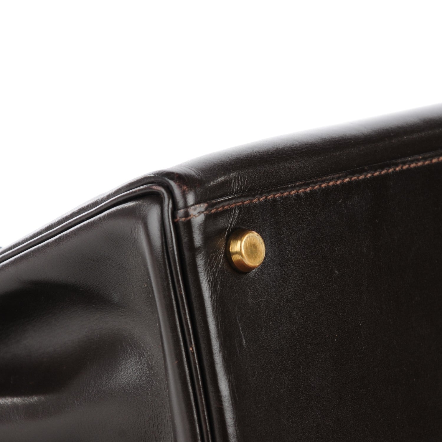 Hermes Box Kelly Retourne 32 Chocolate 22 of 24