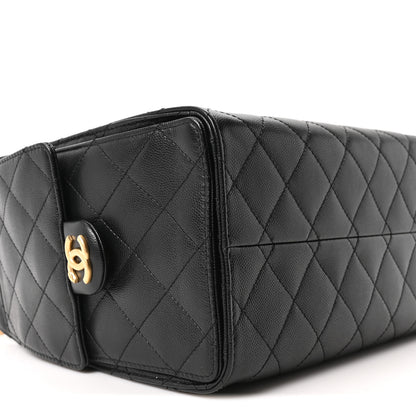 Chanel Caviar Quilted Small Chanel 25 Handbag Black 9 of 11