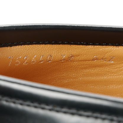 Gucci Cordovan Lux Womens Jeanne Platform Lug Sole 30/45mm Loafers 39 Black 8 of 9