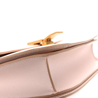 Celine Liege Calfskin Medium Classic Box Flap Bag Pale Pink 13 of 14