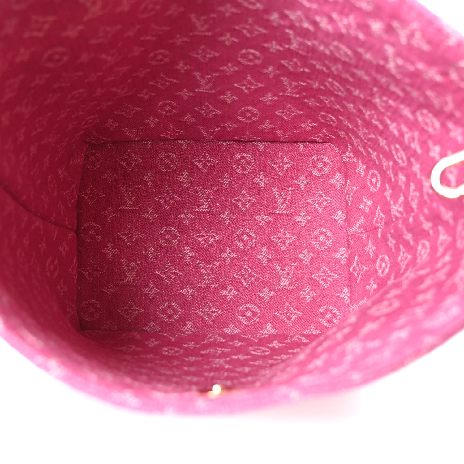 Louis Vuitton Monogram Denim All In BB Fuchsia 4 of 8