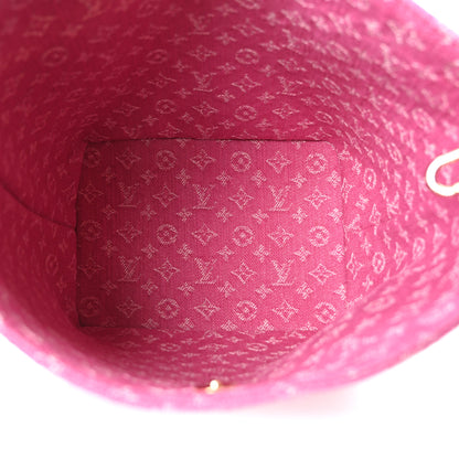Louis Vuitton Monogram Denim All In BB Fuchsia 4 of 8