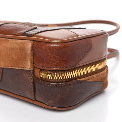 Miu Miu Nappa Patchwork Small Beau Top Handle Bag Cognac 9 of 9