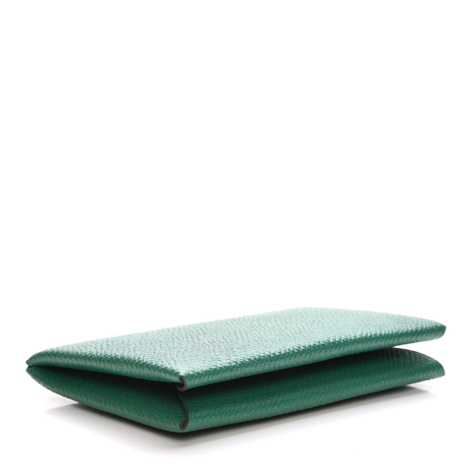 Hermes Epsom Calvi Card Case Vert Vertigo 4 of 8