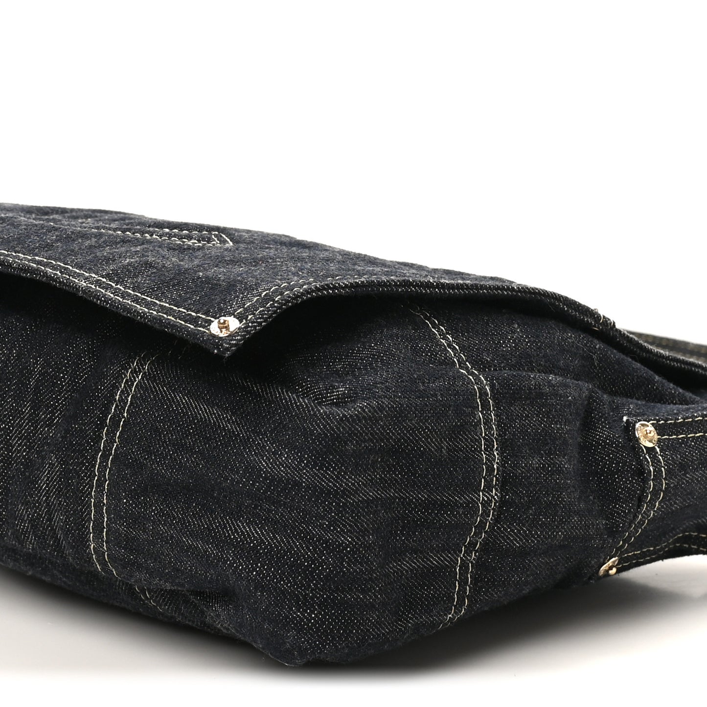 Denim CC Messenger Bag Blue