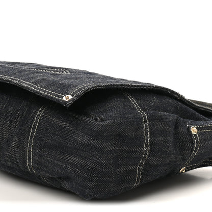 Chanel Denim CC Messenger Bag Blue 10 of 10