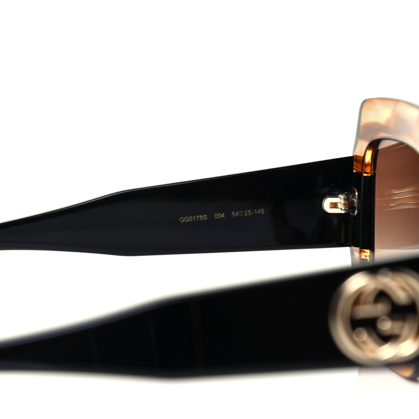 Square Frame GG0178S Sunglasses Havana