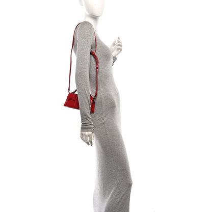 Jacquemus Glazed Calfskin Le Bambino Red 2 of 10