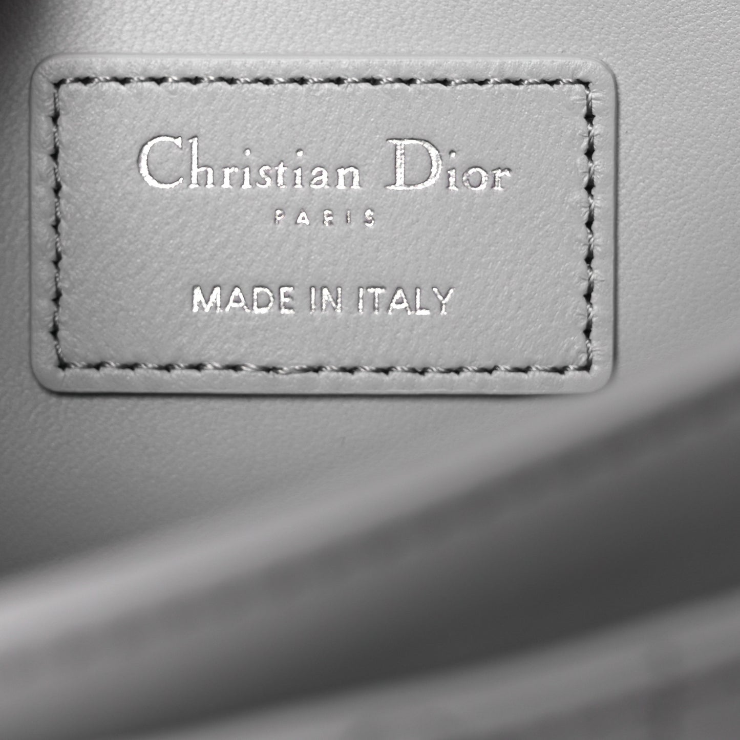Lambskin Cannage My Dior Top Handle Bag Cloud Blue