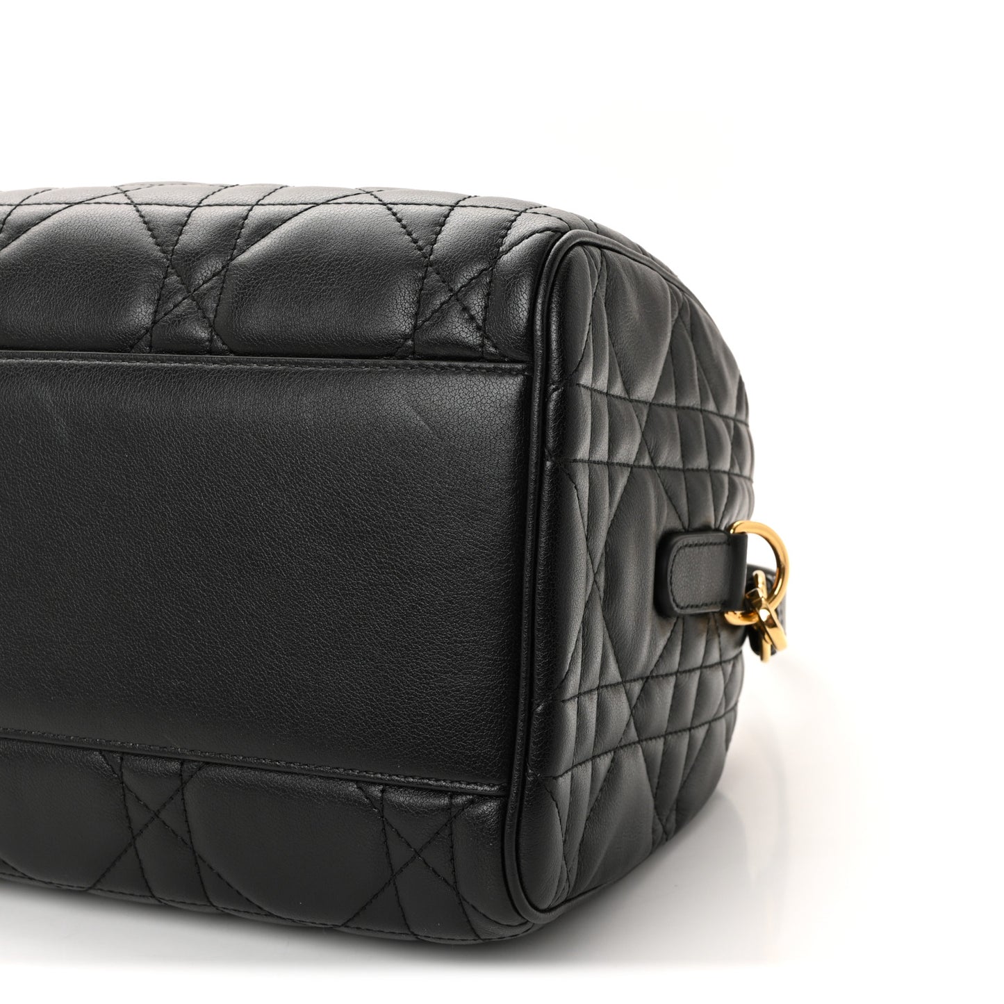 Calfskin Macrocannage Groove 25 Bag Black