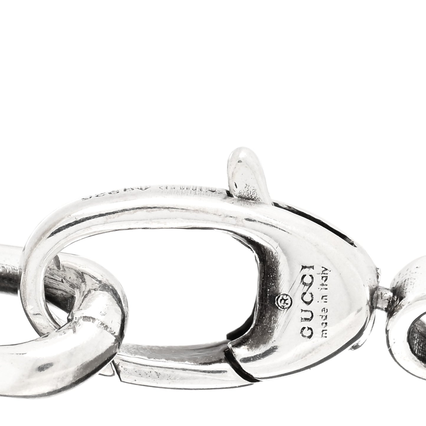 Sterling Silver Narrow Interlocking G Link Bracelet