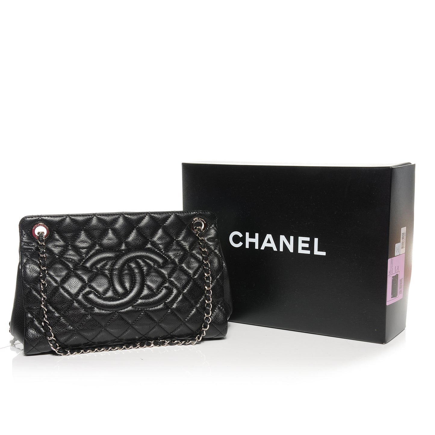 Caviar Timeless CC Shopping Tote Black
